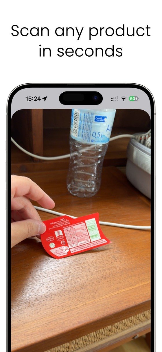 Intolerances Check app screen 4